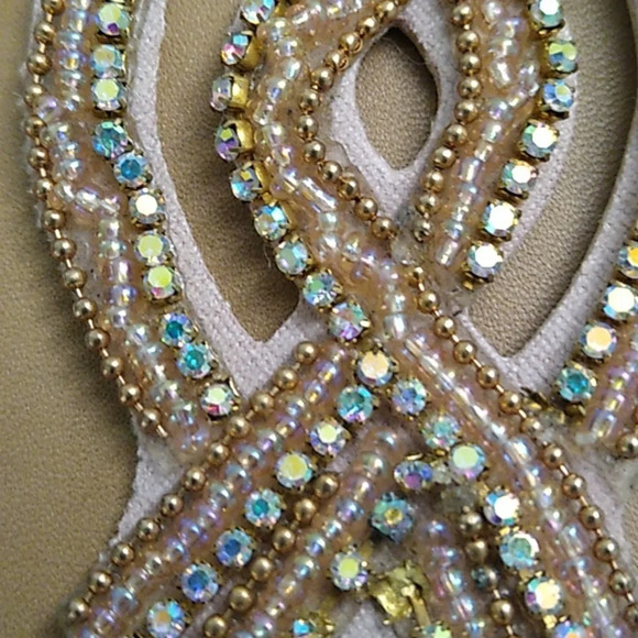 FERGALICIOUS RHINESTONE, BEADS PINK, FLAT STRAPPY SANDAL - Picture 5 of 7